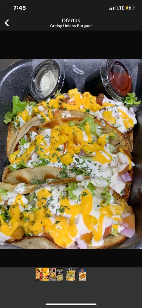 Tacos burguer de res