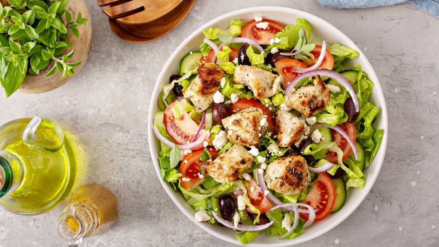 Servicio de ensalada